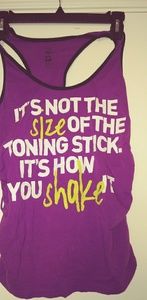 Wemens Zumba Toning Racerback Tee